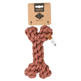 D&D Home Hundespielzeug Dente Rope Toy aus Baumwolle rosa Größe S – Bild 1 von 3