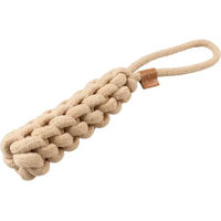 Produktbild von D&D Home Hundespielzeug geflochtener Kegel aus Baumwolle Braun Beige Größe L