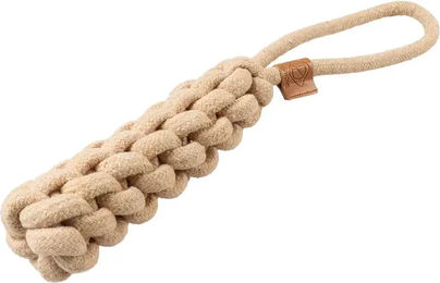 Produktbild von D&D Home Hundespielzeug geflochtener Kegel aus Baumwolle XS Natur Braun Beige