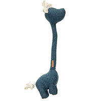 Produktbild von D&D Home Hundespielzeug Giraffe George aus Chenille Blau 52x20x10 cm mit Quietscher
