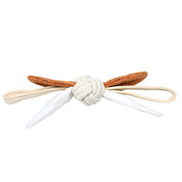 Produktbild von D&D HOME Hundespielzeug Jule aus Baumwolle Weiß Beige