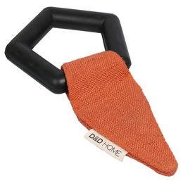 D&D HOME Hundespielzeug Tie Wurfspielzeug aus Naturkautschuk Schwarz/Orange – Bild 1 von 4