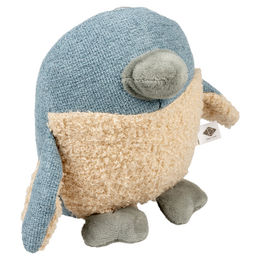 D&D Home Isla Chenille Plüschspielzeug für Hunde in Blau – Bild 1 von 8