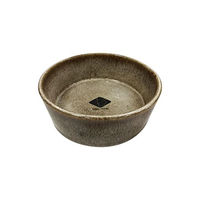 Produktbild von D&D Home Jasper Keramik Futternapf und Wassernapf für Hunde und Katzen Beige Klein - 0,35 l