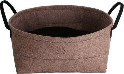 D&D Home Katzenbett Monique aus Filz braun 40x40x20 cm – Bild 1 von 7