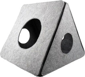 D&D Home Katzenhöhle Alan aus Filz grau 40x40x40 cm – Bild 1 von 6