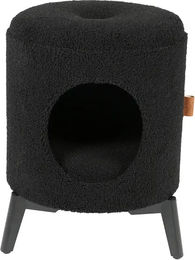 D&D Home Katzenhöhle Jean Schwarz mit Kissen 35x35x48 cm – Bild 1 von 3