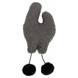 D&D Home Katzenspielzeug Bo Tretkissen aus Plüsch mit Catnip Grau – Bild 1 von 6