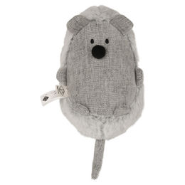 D&D Home Katzenspielzeug Maus Kicking Cushion Bowie aus Plüsch Grau Größe S – Bild 1 von 2