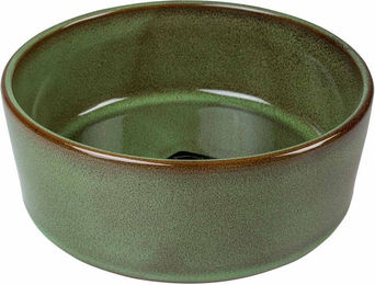D&D Home Keramik Futternapf Jasper für Hunde Grün Klein 350ml - 350 ml – Bild 1 von 3