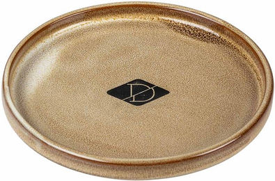 D&D Home Keramiknapf Jasper für Katzen Sand Beige 13 x 13 x 2,5 cm – Bild 1 von 4