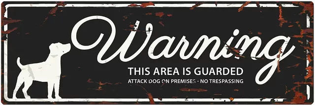 Produktbild von D&D Home Plakatwand Achtung Hund