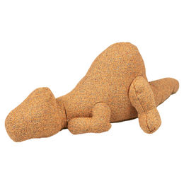 D&D Home Plüschspielzeug Quasi-Raupe für Hunde braun mit Knotenseil – Bild 1 von 5