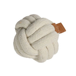D&D Home Skip Ball Hundespielzeug aus Baumwolle zur Zahnpflege in Beige – Bild 1 von 4