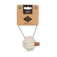 Produktbild von D&D Home Skip Ball Hundespielzeug XS Beige aus Baumwolle zur Zahnpflege 6 cm - 6 cm