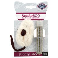Produktbild von D&D Home Snoozy Jack Plüschspielzeug für Katzen mit Katzenminze - 25 ml