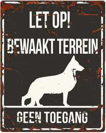 Produktbild von D&D Home Warnanzeigetafel German Shepherd