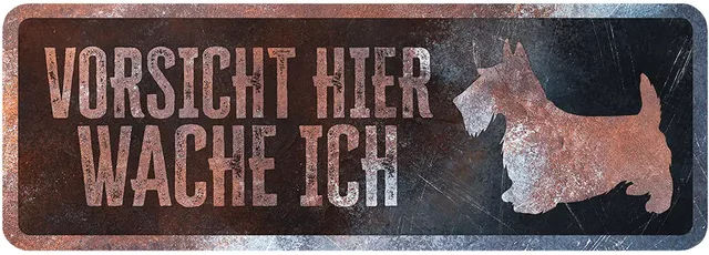 Produktbild von D&D Home Warnschild Chihuahua Niederländisch