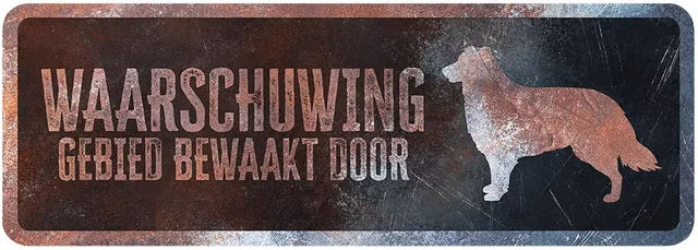 Produktbild von D&D Home Warnschild Französischer Collie
