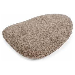 D&D Hundekissen Pebble Plüsch in Beige Grau für erwachsene Hunde 39x26x7,5cm – Bild 1 von 7