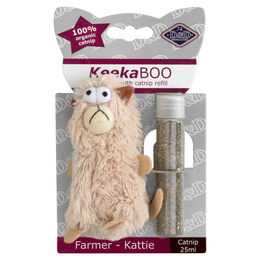 D&D Katzenspielzeug Farmer Kattie Plüsch mit Katzenminze 10cm - 25 ml – Bild 1 von 2