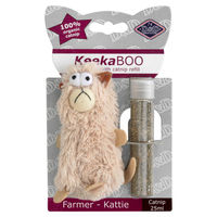 Produktbild von D&D Katzenspielzeug Farmer Kattie Plüsch mit Katzenminze 10cm - 25 ml
