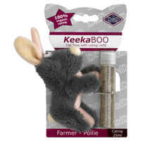 Produktbild von D&D Katzenspielzeug Farmer Pollie Plüsch mit Katzenminze 8,5cm - 25 ml