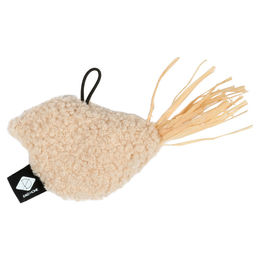 Produktbild von D&D Katzenspielzeug I Love Happy Cats Maus aus Plüsch Weiß Beige