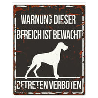 Produktbild von D&D Warnschild Square für Riesenrassen Schwarz