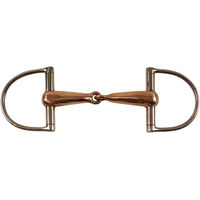 Produktbild von D-Ring Gebiss Umbria Equitazione Braun Gold