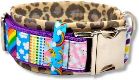 Produktbild von D by E Couture Hunde-Halsband Colour Explosion I, gepolstert, verstellbar, 50mm