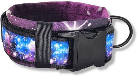 Produktbild von D by E Couture Hunde-Halsband Infinity II, gepolstert, verstellbar, 50mm breit