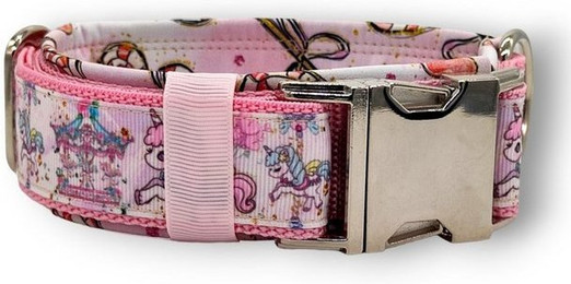 Produktbild von D by E Couture Hunde-Halsband Jahrmarkt II, gepolstert, verstellbar, 40mm breit