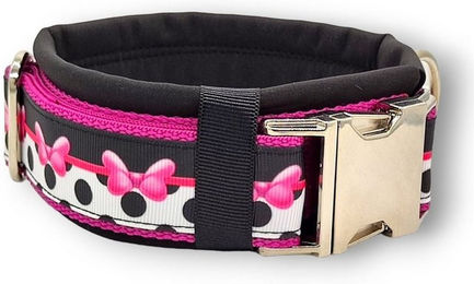 D by E Couture Hunde-Halsband Minnie II, gepolstert, verstellbar, 40mm breit – Bild 1 von 5