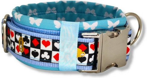 Produktbild von D by E Couture Hunde-Halsband Wonderland I, gepolstert, verstellbar, 50mm breit