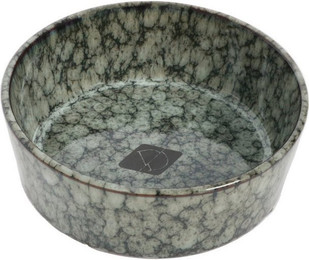 Produktbild von D&D Futternapf Jasper grün-marmoriert für Katzen - 0,35 l