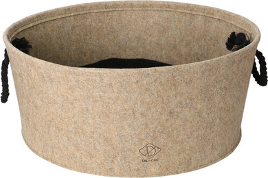 Produktbild von D&D HOME Designkorb Filz für Katzen beige L