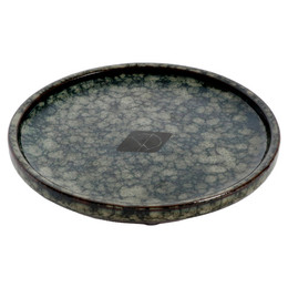 Produktbild von D&D HOME Jasper Katzennapf grün-marmoriert flach - 1 Stk.