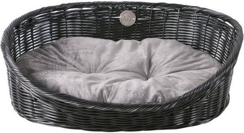 Produktbild von D&D Home Korb Rustikales Rattan mit Kissen Größe S - 54 cm