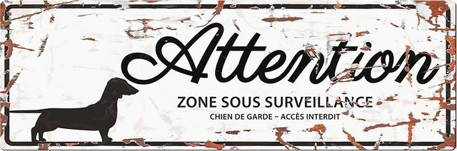 Produktbild von D&D Home Warnhinweis-Pinnwand Mini Chihuahua