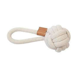 Produktbild von D&D Hundespielzeug Harper Ball mit Schlaufe beige