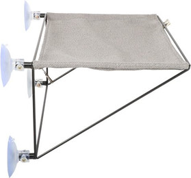 Produktbild von D&D Katzen-Hängematte Fenster-Hängematte Olivia grau