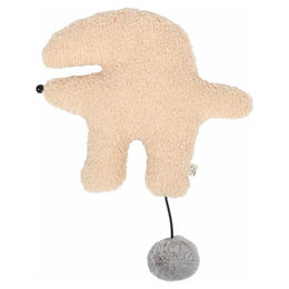 Produktbild von D&D Katzenspielzeug I Love Happy Cats Tretkissen mit Catnip Bix beige