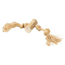 Produktbild von D&D Kaustange aus Kaffeeholz mit Juteseil, Größe L