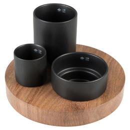 Produktbild von D&D Napf-Set Futternäpfe I Love Happy Cats Iggy schwarz