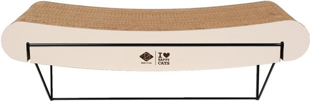 Produktbild von D&D Tierbett Wandregal I Love Happy Cats David gewellt aus Pappe braun/beige