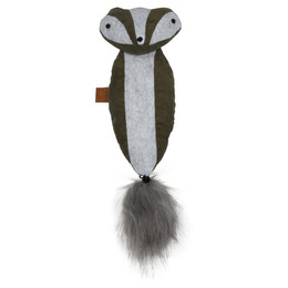 Produktbild von D&D Tierkuscheltier Katzenspielzeug Rocco Stinktier grün - 40 cm