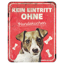 Produktbild von D&D Warnschild Jack Russell rot