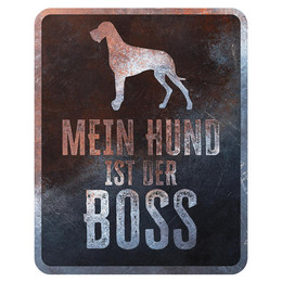 Produktbild von D&D Warnschild Square Dogge rostig