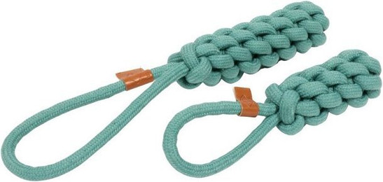 Produktbild von D&D Zerrspielzeug Hundespielzeug Kurt geflochtener Kegel blau